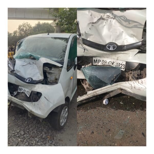इंदौर: तेज रफ्तार कार से हादसा, डॉक्टर की मौत 2 इंदौर में कार हादसा