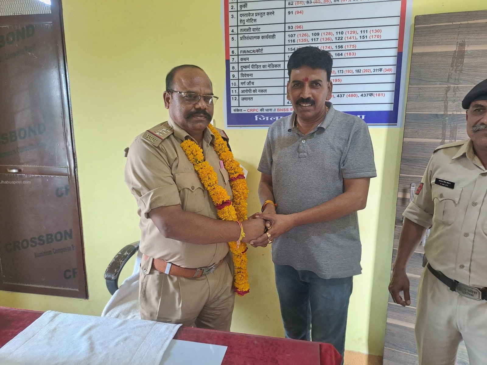 नवागत थाना प्रभारी का ग्राम करवड़ में किया गया स्वागत 8 img 20250525 wa00384814649310555169986