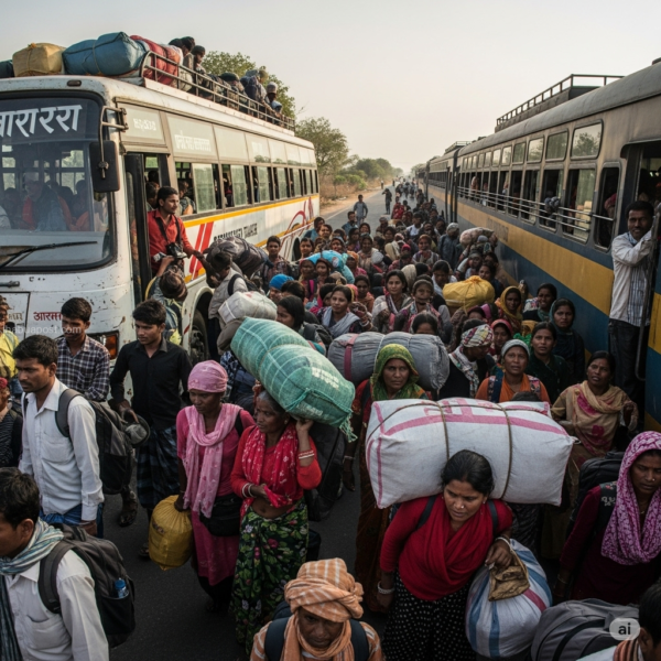 Jhabua: पलायन पर जयस जिलाध्यक्ष का सरकार से सवाल – “आदिवासियों को वोट बैंक मत समझो” 3 पलायन