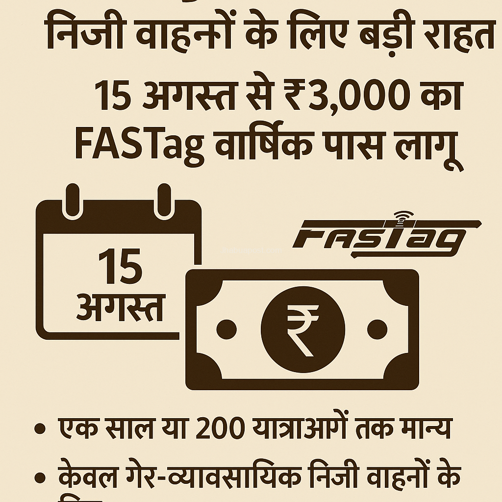 राष्ट्रीय राजमार्गों पर निजी वाहनों के लिए बड़ी राहत: 15 अगस्त से ₹3,000 का FASTag वार्षिक पास लागू 7 file 000000004d9c6230b73c583454860b146359593028690174704