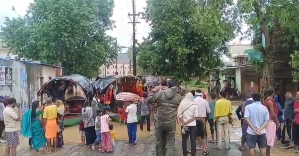 चित्रकूट में बाढ़ के हालात, मन्दाकिनी नदी उफान पर 2 चित्रकूट में 2003 जैसी बाढ़, मन्दाकिनी उफान पर
