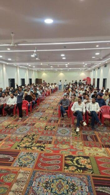 झाबुआ में युवा व्यापारी एसोसिएशन का पहला मिलन समारोह संपन्न, 300 से ज्यादा व्यापारियों ने लिया हिस्सा 2 img 20250712 wa00132578720439564584850