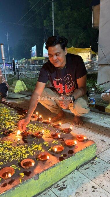 एक दीप शहीदों के नाम — झाबुआ में 500 से अधिक दीपों से रोशन हुआ शहीद स्मारक 4 img 20251019 wa00326994651704911947159