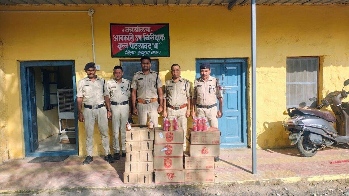 Jhabua: आबकारी विभाग की कार्रवाई, महुडीपाड़ा से ₹47,880 की अवैध शराब जप्त 1 img 20251110 wa0035828605059316791235
