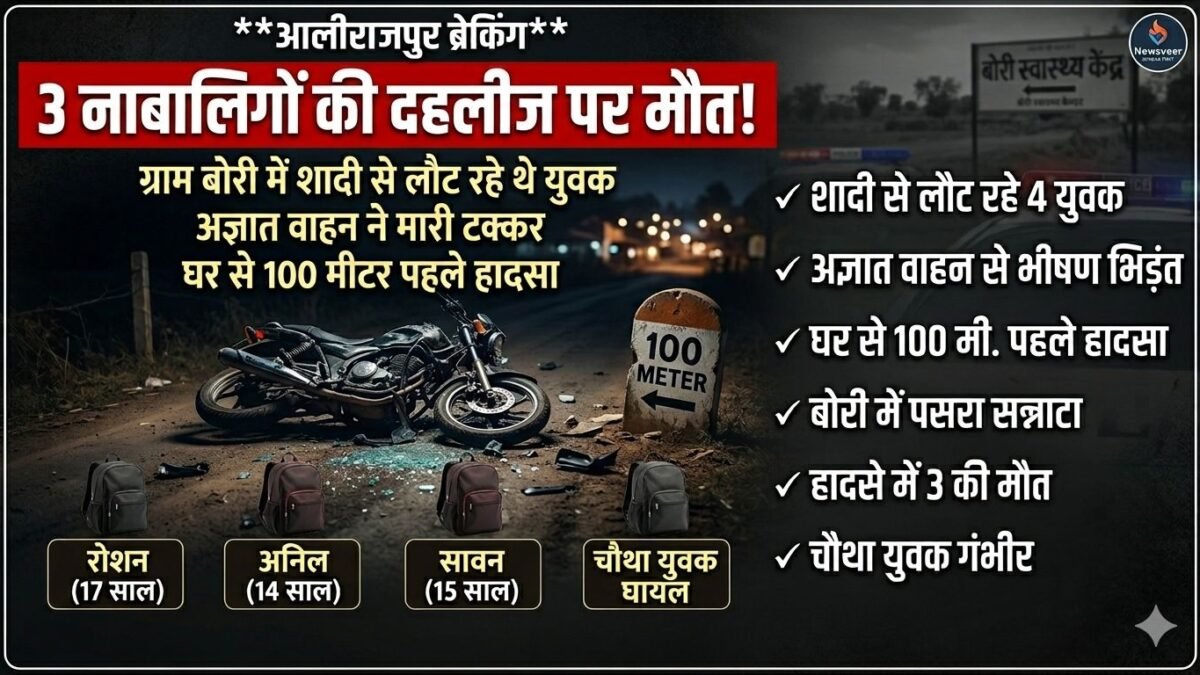आलीराजपुर: दहलीज पर बिछीं तीन लाशें, शादी की खुशियों के बीच 'काल' बनकर आया अज्ञात वाहन 2 17765703975875770618214031064180