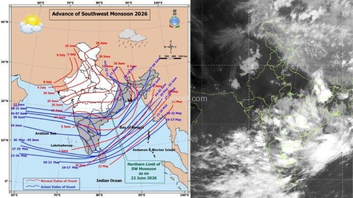 Monsoon-Update-2026: महाराष्ट्र-छत्तीसगढ़ तक पहुंचा मानसून, मुंबई में भी दस्तक की तैयारी